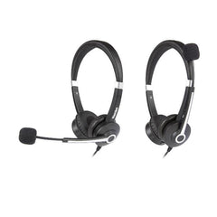 HHEADM-UJX RENOVA CUFFIA BI-AURALE CON MIC. USB-A + USB-C + JACK 3.5mm + TELECOMANDO