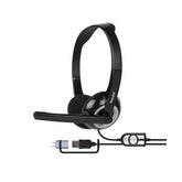 HHEADMUS-CX CUFFIA CON MICROFONO E TELECOMANDO USB-A + USB-C