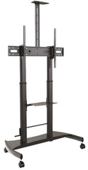 Carrello per monitor con manovella