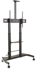 Carrello per monitor con manovella