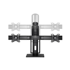 HM-SPMSD200 Supporto da tavolo per 2 monitor regolabile in altezza. Attacco VESA. Max 2 x 27" / 6Kg