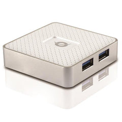 HUB USB 3.0 4-PORTE con alimentatore - Bianco