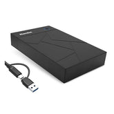 HXD3U6G-AC BOX HDD 3.5" SATA 6 Gbps USB-C + USB-A con alimentatore