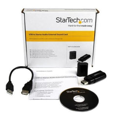 Adattatore esterno scheda audio Stereo USB 2.0 a 3,5 mm Jack audio