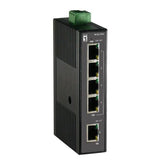 LEVELONE IES-0500 - SWITCH INDUSTRIALE 5-PORTE FAST ETHERNET, DIN-RAIL, -20°C - 70°C