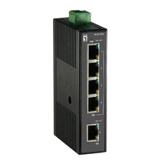 LEVELONE IES-0500 - SWITCH INDUSTRIALE 5-PORTE FAST ETHERNET, DIN-RAIL, -20°C - 70°C