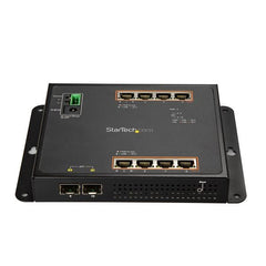 Switch GbE a 8 porte PoE+ con 2 SFP