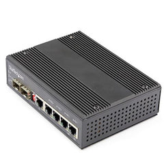 Switch rete LAN industriale a 6 porte