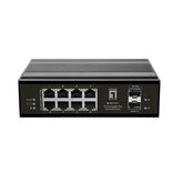 LEVELONE IGP-1031 - SWITCH INDUSTRIALE 10-PORTE GIGABIT POE 240W, DIN-RAIL, -40°C +75°C - 8 Gigabit Ethernet ports + 2 Gigabit SFP slots