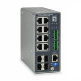 LEVELONE IGP-1271 - SWITCH INDUSTRIAL 12-PORTE GIGABIT L3 POE 240W, 4x SFP, -40°C - 75°C