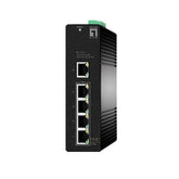 LEVELONE IGS-2105P - SWITCH INDUSTRIALE HILBERT 5-PORTE GIGABIT POE 60W SMART LITE, 4-Porte PoE 802.3at/af, DIN-RAIL, -40°C ~ 70°C