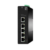 LEVELONE IGS-2105 - SWITCH INDUSTRIALE HILBERT 5-PORTE GIGABIT SMART LITE, DON RAIL, -40°C a 75°C