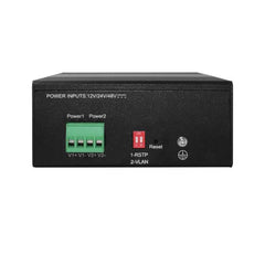 LEVELONE IGS-2110P - SWITCH INDUSTRIALE HILBERT 10-PORTE GIGABIT POE 110W SMART LITE, (8x Gigabit PoE 802.3at/af + 2x SFP), DIN RAIL, -40°C to 75°C