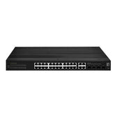 LEVELONE IGS-2128 - SWITCH INDUSTRIALE HILBERT 28-PORTE GIGABIT SMART LITE, (24x Gigabit + 4x SFP/RJ45 Combo), 19" RACK, -40°C to 75°C
