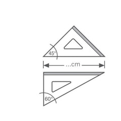 SQUADRA 60° 30 CM