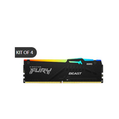 64GB 5200MT/s DDR5 CL40 DIMM (Kit of 4) FURY Beast RGB XMP