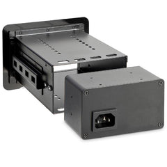 Scatola per presa di corrente singola per tavolo conferenze con 2 porte di ricarica USB