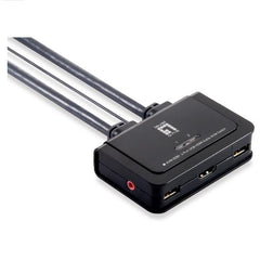 LEVELONE KVM-0290 - KVM SWITCH 2-PORTE USB HDMI con Supporto Audio
