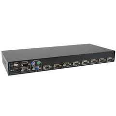 LEVELONE KVM-3208 - KVM 8-PORT PS/2-USB VGA con OSD, Rack