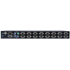 LEVELONE KVM-3216 - KVM 16-PORTE PS/2-USB VGA con OSD, Rack