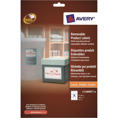 Etichette rimovibili per prodotti, rettangolari, 62 x 89 mm
