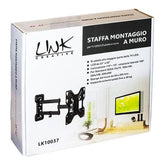 STAFFA A MURO ORIENTABILE A 3 NODI PER TV 23-42" FINO A VESA 200X200