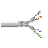 CAVO SOLIDO SCHERMATO S/FTP PER RETI CATEGORIA 6A LSZH AWG23 IN RAME MATASSA MT 305 CLASSE CPR CCA