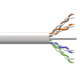 CAVO SOLIDO UTP PER RETI CATEGORIA 6 LSZH AWG23 MATERIALE CCA MATASSA MT 305 CLASSE CPR ECA