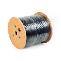 CAVO SOLIDO SCHERMATO PER RETI CATEGORIA 6 LSZH+PE AWG24 IN RAME MATASSA MT 305 ARMATO ANTIRODITORE LSZH+PE