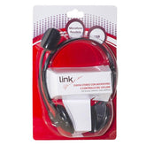 CUFFIA CON MICROFONO ORIENTABILE CON CONNETTORE USB