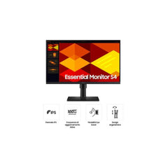 S24D408 Monitor Business, FHD, 100Hz, Speaker, Stand Regolabile e Pivot, EPEAT Gold