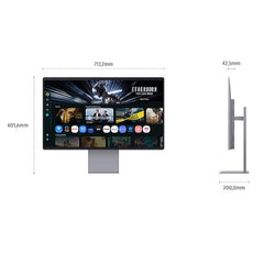 S32FM900 Smart Monitor, UHD QD-OLED con USB-C, Webcam, Speaker e Telecomando