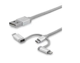 Cavo USB-C Multi-Carica - Lightning, USB, Micro-B