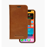 Lynge - Custodia in Pelle per iPhone 12 mini - Cuoio