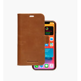 Lynge - Custodia in Pelle per iPhone 12 Pro Max - Cuoio