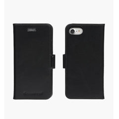 Lynge - Custodia in Pelle per iPhone SE/8/7/6 Series - Nero