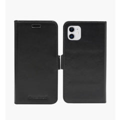 Lynge - Custodia in Pelle per iPhone 11/XR - Nero