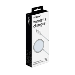 MAGCHARGEPRO - Basetta di ricarica Magsafe con cavo USB-C integrato, potenza massima 15 Watt