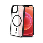 MAGMATT - Cover morbida trasparente con bordi effetto opaco compatibile con la tecnologia Magsafe per Apple iPhone 14