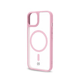 MAGMATT - Cover morbida trasparente con bordi effetto opaco compatibile con la tecnologia Magsafe per Apple iPhone 14