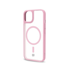 MAGMATT - Cover morbida trasparente con bordi effetto opaco compatibile con la tecnologia Magsafe per Apple iPhone 14