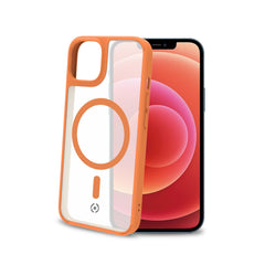 MAGMATT - Cover morbida trasparente con bordi effetto opaco compatibile con la tecnologia Magsafe per Apple iPhone 14