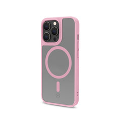MAGMATT - Cover morbida trasparente con bordi effetto opaco compatibile con la tecnologia Magsafe per Apple iPhone 14 Pro