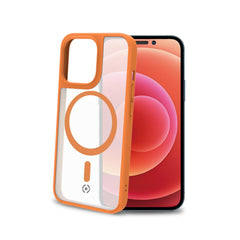 MAGMATT - Cover morbida trasparente con bordi effetto opaco compatibile con la tecnologia Magsafe per Apple iPhone 14 Pro