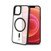 MAGMATT - Cover morbida trasparente con bordi effetto opaco compatibile con la tecnologia Magsafe per Apple iPhone 14 Plus