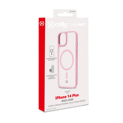 MAGMATT - Cover morbida trasparente con bordi effetto opaco compatibile con la tecnologia Magsafe per Apple iPhone 14 Plus