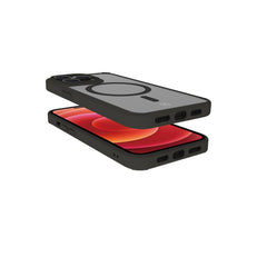 MAGMATT - Cover morbida trasparente con bordi effetto opaco compatibile con la tecnologia Magsafe per Apple iPhone 14 Pro Max