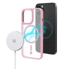 MAGMATT - Cover morbida trasparente con bordi effetto opaco compatibile con la tecnologia Magsafe per Apple iPhone 14 Pro Max