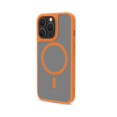 MAGMATT - Cover morbida trasparente con bordi effetto opaco compatibile con la tecnologia Magsafe per Apple iPhone 14 Pro Max