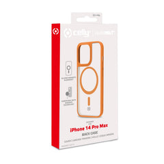 MAGMATT - Cover morbida trasparente con bordi effetto opaco compatibile con la tecnologia Magsafe per Apple iPhone 14 Pro Max